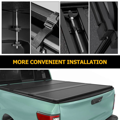 Trucktok 2007-2013 Chevy Silverado Sierra 5.8FT 3-Fold Hard Bed Tonneau Cover TruckTok