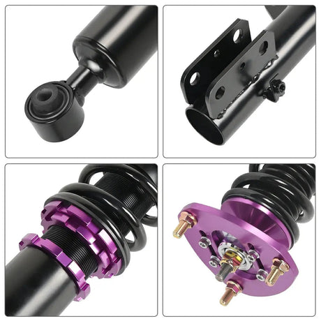 Adjustable Coilovers for 2007-2017 Dodge Caliber, Jeep Compass, Patriot 4PCS Flashark