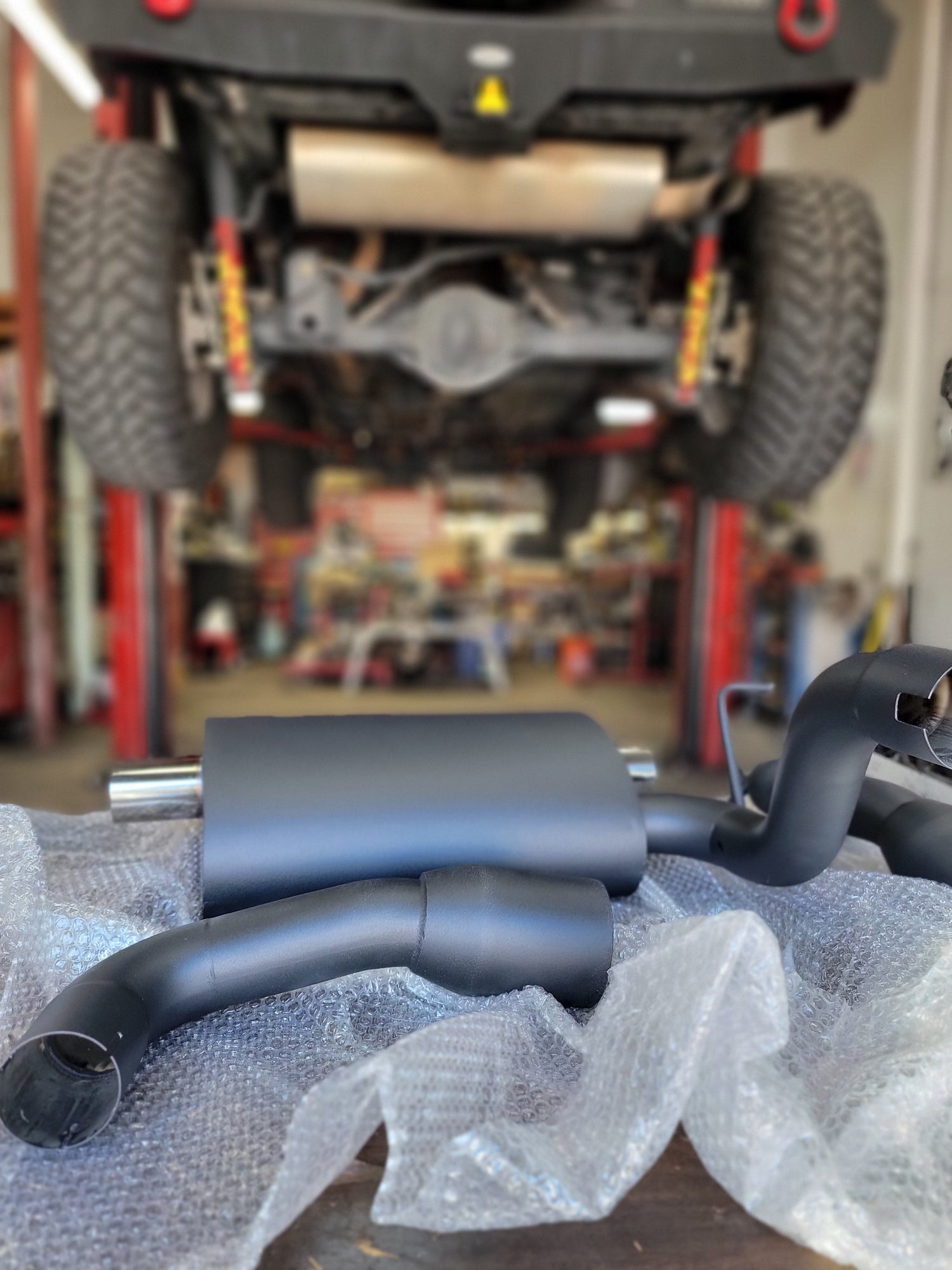 2007-2017 Jeep Wrangler JK (3.6L / 3.8L) & 2018-2023 Jeep Wrangler JL (2.0L / 3.6L) Axle-Back Exhaust System Flashark
