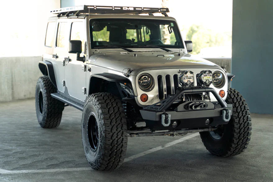 DV8 Offroad 07-18 Jeep Wrangler JK Front & Rear Slim Fenders
