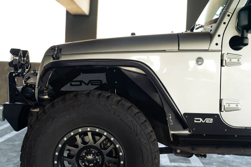 DV8 Offroad 07-18 Jeep Wrangler JK Front & Rear Slim Fenders