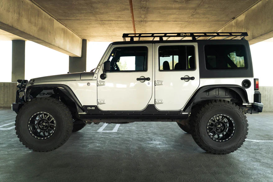 DV8 Offroad 07-18 Jeep Wrangler JK Front & Rear Slim Fenders