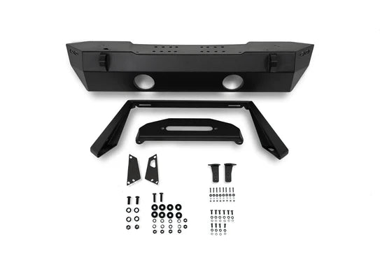 DV8 Offroad 07-18 Jeep JK, 18+ JL/ JT Jeep Wrangler Front Stubby Bumper