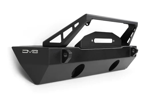 DV8 Offroad 07-18 Jeep JK, 18+ JL/ JT Jeep Wrangler Front Stubby Bumper