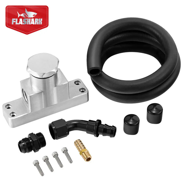 2008-2010 6.4L Powerstroke CCV PCV ReRoute Delete Kit Diesel Ford F250 F350 F450 F550 Flashark