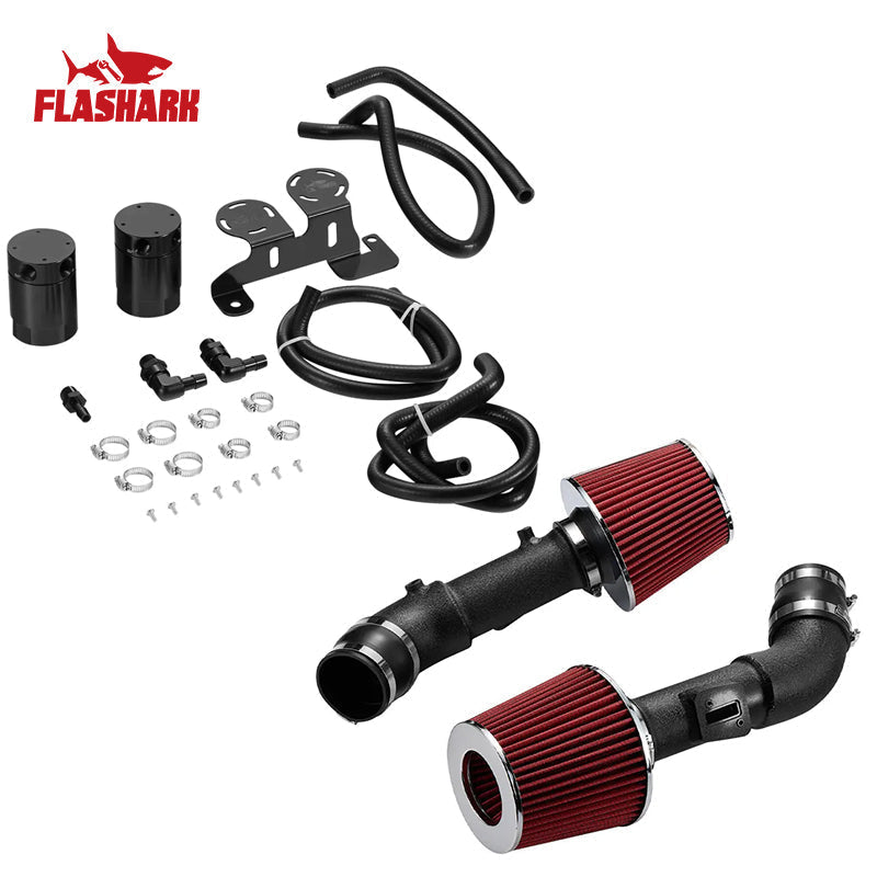 Baffled Oil Catch Can for 2007-2013 Infiniti G37 Flashark