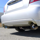 2008-2014 Subaru Impreza WRX STI Catback Exhaust System w/ N1 Dual Burnt Tip Flashark