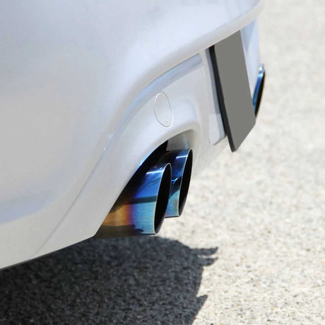 2009-2014 Hyundai Genesis Coupe 2.0L Catback Exhaust System w/ N1 Burnt Quad Tip Flashark