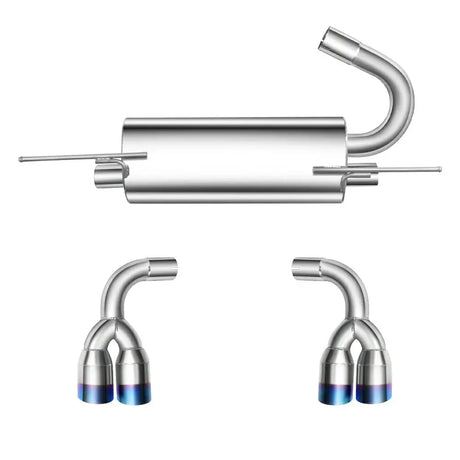 2009-2014 Hyundai Genesis Coupe 2.0L Catback Exhaust System w/ N1 Burnt Quad Tip