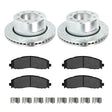 For 2009-2018 Dodge Ram 2500 3500 Brake Rotors and Pads Kit - Front and Rear Flashark