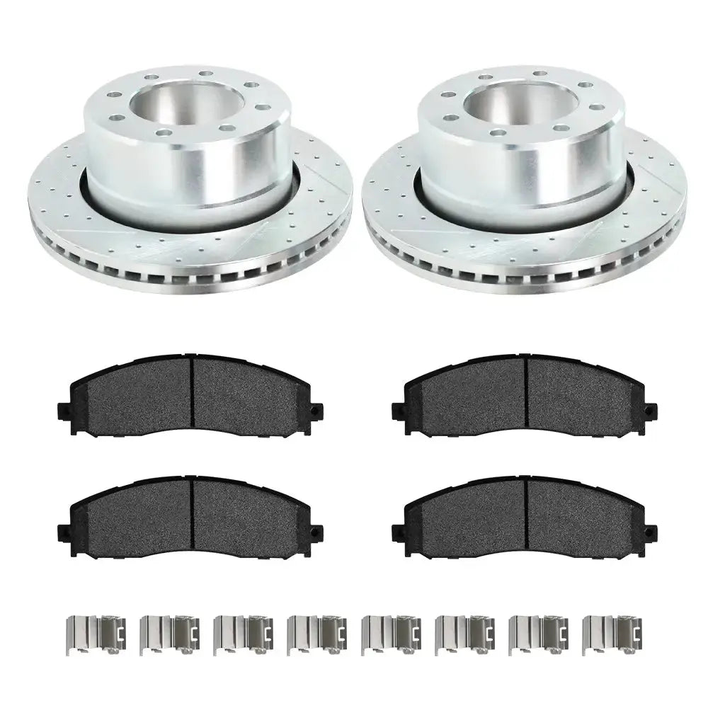 For 2009-2018 Dodge Ram 2500 3500 Brake Rotors and Pads Kit - Front and Rear