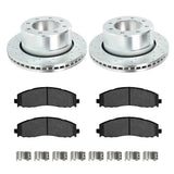 For 2009-2018 Dodge Ram 2500 3500 Brake Rotors and Pads Kit - Front and Rear