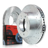 For 2009-2018 Dodge Ram 2500 3500 Brake Rotors and Pads Kit - Front and Rear