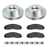 For 2009-2018 Dodge Ram 2500 3500 Brake Rotors and Pads Kit - Front and Rear