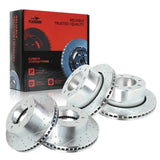 For 2009-2018 Dodge Ram 2500 3500 Brake Rotors and Pads Kit - Front and Rear