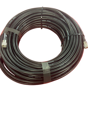 200 ft RG8U Coaxial Cable with PL-259 Connectors Generic