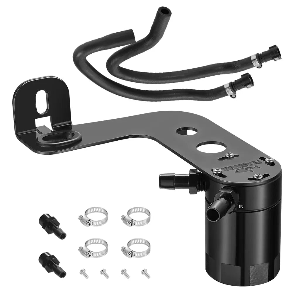 For 2010-2015 Chevrolet Camaro SS(Manual) Baffled Oil Catch Can PCV Side Flashark