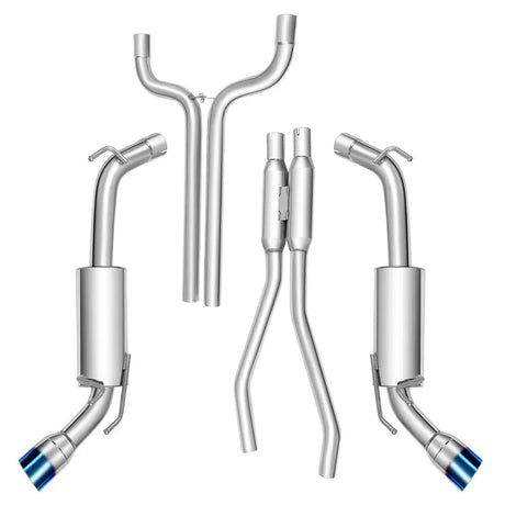2010-2015 Chevrolet Chevy Camaro Catback Exhaust w/ N1 Burnt Tip 3.6L V6 2DR Flashark