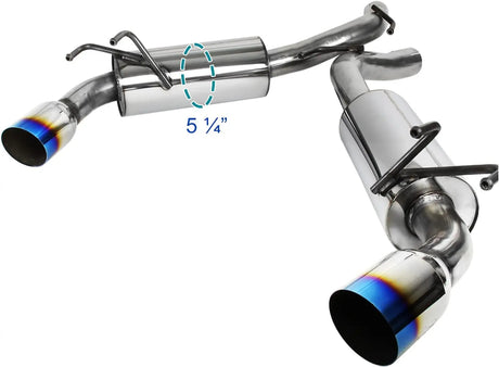 2010-2015 Chevrolet Chevy Camaro Catback Exhaust w/ N1 Burnt Tip 3.6L V6 2DR Flashark