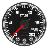 2010-2019 Cummins 6.7L Spek-Pro Black and Chrome Pillar Gauge Kit (P72003)