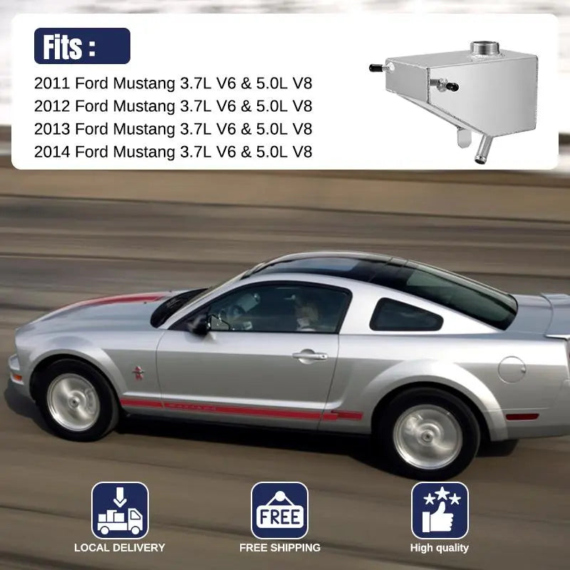 2011-2014 Ford mustang Aluminum Coolant Reservoir