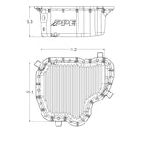 2001-2016 Duramax High Capacity Cast Aluminum Oil Pan (114052120)