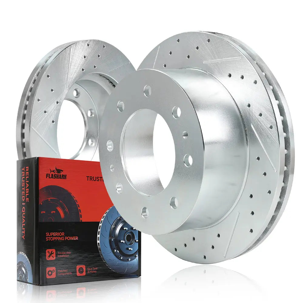 2011-2019 Chevy Chevrolet Silverado GMC Sierra 2500 3500 Disc Brake Rotors - Front and Rear