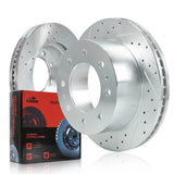 2011-2019 Chevy Chevrolet Silverado GMC Sierra 2500 3500 Disc Brake Rotors - Front and Rear Flashark