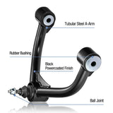 2011-2019 Chevy Silverado GMC Sierra 2500 3500HD Lifted Front Upper Control Arms 2 Inch-4 Inch Flashark
