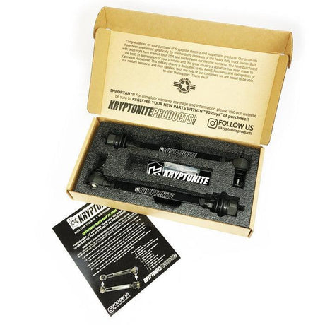 2011-2019 Duramax LML/L5P Kryptonite Death Grip Tie Rods for Fabtech Rts Lift Kits (KRTR11-FT)