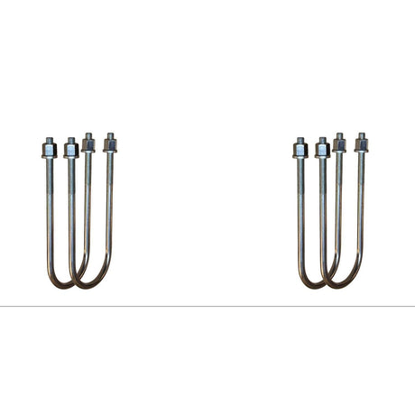 2019-2024 Cummins 6.7L Carli 4.25" Rear Axle U-Bolts (CS-DUBK-19-425)