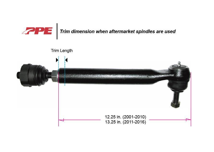 2011-2024 Duramax Stage 3 Forged Tie Rods (158031511)