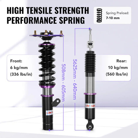 2012-2018 BMW 3-Series RWD F30/F31/F34 Coilovers w/ 32-Way Damping Force Adjustment Flashark
