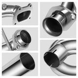 2012-2018 Jeep Wrangler JK 3.6L Downpipe Exhaust 2 inch Flashark