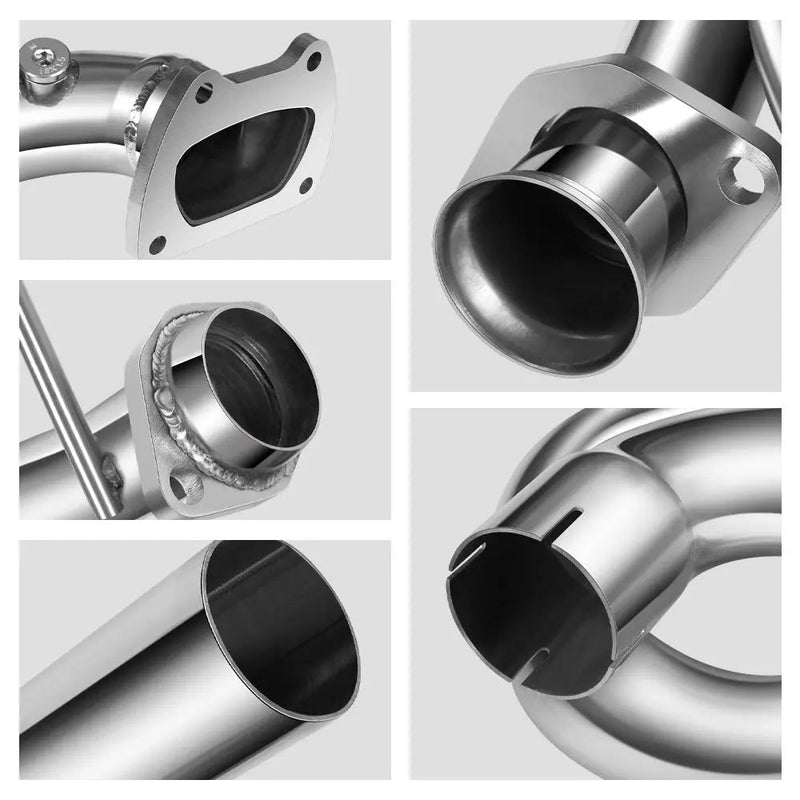 2012-2018 Jeep Wrangler JK 3.6L Downpipe Exhaust 2 inch Flashark