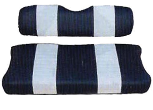 Seat Cover Set, Navy/Whte, Front, Club Car Precedent