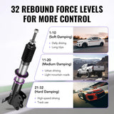2013-2015 Chevrolet Malibu 32-Way Damping Coilover Shock Absorbers Struts