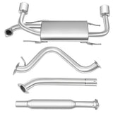 2013-2016 Scion FR-S Catback Exhaust w/ Dual/Single Burnt/Polished Tip Flashark