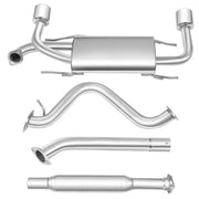 2017-2021 Toyota GT86/2022-2024 Toyota GR86 Catback Exhaust with Dual Burnt Tip/Dual Polished Tip/Single Burnt Tip Flashark
