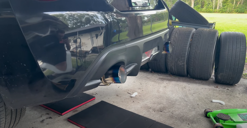 2017-2021 Toyota GT86/2022-2024 Toyota GR86 Catback Exhaust with Dual Burnt Tip/Dual Polished Tip/Single Burnt Tip Flashark
