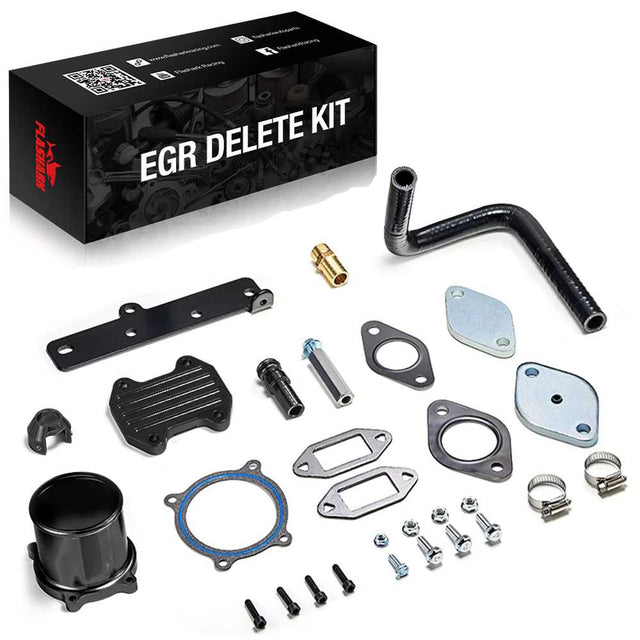 EGR Delete Kit For 2013-2018 Dodge Ram 2500/3500 6.7L Cummins Diesel Plate Cooler & Throttle Valve Flashark