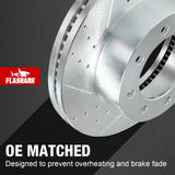 For 2013-2022 Ford Super Duty F250 F350 Brake Rotors and Pads Kit - Front and Rear
