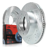 For 2013-2022 Ford Super Duty F250 F350 Brake Rotors and Pads Kit - Front and Rear