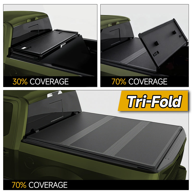 Trucktok 2014-2019 Chevy Silverado Sierra 6.5FT 3-Fold Hard Bed Tonneau Cover