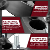 2014-2022 Dodge Ram 2500 3500 / 1988-2013 Chevrolet Silverado GMC 8X6.5 Inches Wheel Spacers 4PCS