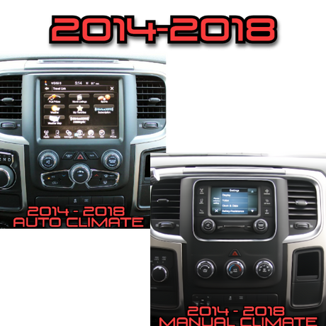 14.4" Dodge RAM 2014-2023 Workshop 12 Tesla-Style Screen Workshop 12