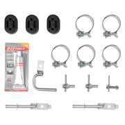 Catback Exhaust System For 2015-2020 Ford F150 2.7L 3.5L 5.0L 3-Inch W/ Black/Polished Muffler Tips Flashark