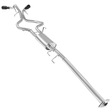 Catback Exhaust System For 2015-2020 Ford F150 2.7L 3.5L 5.0L 3-Inch W/ Black/Polished Muffler Tips Flashark