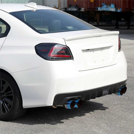 Catback&Axleback Exhaust System for 2015-2021 Subaru WRX / STI, 4-inch Quad Muffler Tips, N1 Style Burnt Tip Flashark
