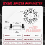 For 2015-2022 Ford F150 / Lincoln Navigator 1.25/1.5/2 Inches 6x135mm Wheel Spacers 4PCS Flashark
